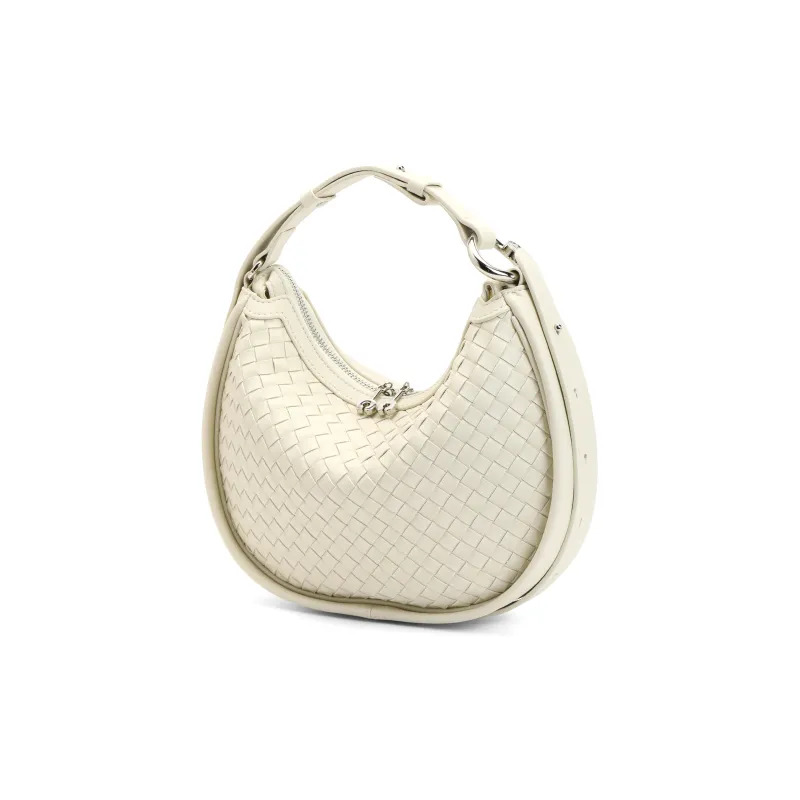 BELLE Premium Texture Crossbody Bag, Handbag Medium Size Women's Black, Beige, Green, Apricot-6