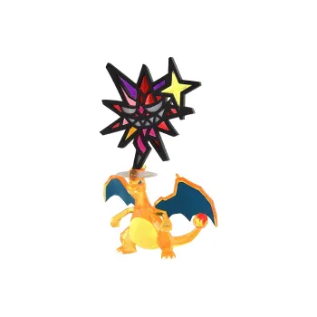 POKEMON MONCOLLE Collection Plush Flying Ultra Crystal Pikachu Evil Ultra Crystal Charizard Scale Figures