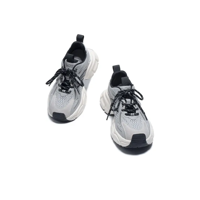 OG Offground Shan Xing Cushioning Anti Slip And Wear Resistant Low Top Casual Running Shoes Women's Mist Gray-2