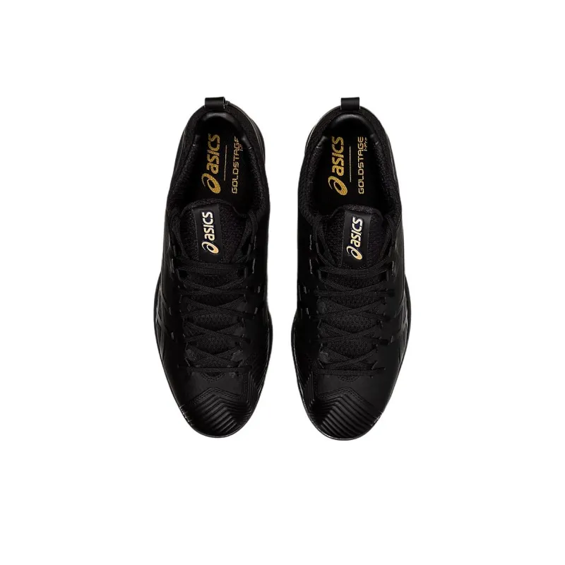 Asics Goldstage Anti Slip Wear Resistant Low Top Training Shoes Men's Black-3