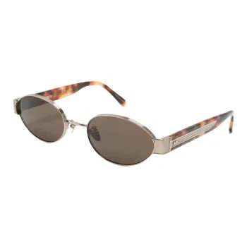 Linda Farrow Sadie Oval Frame Sunglasses