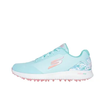 Skechers Go Golf Max 3 Anti-Slip Wear-Resistant Low-Top Golf Shoes Women's Cyan