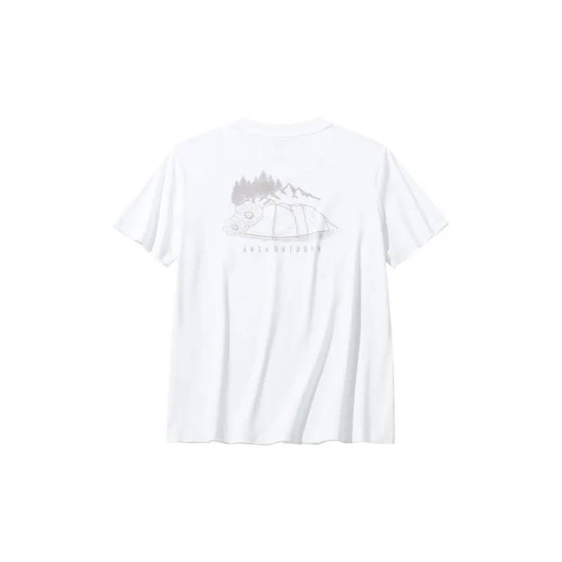 Anta Outdoor Collection T Shirt Women's Papyrus White-1