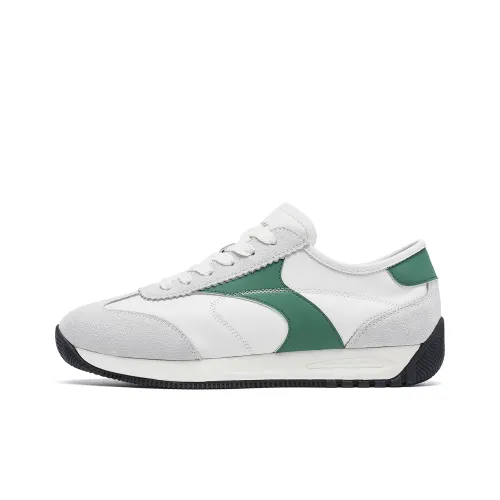 C°BANNER Casual Shoes Men Low-Top White/Green