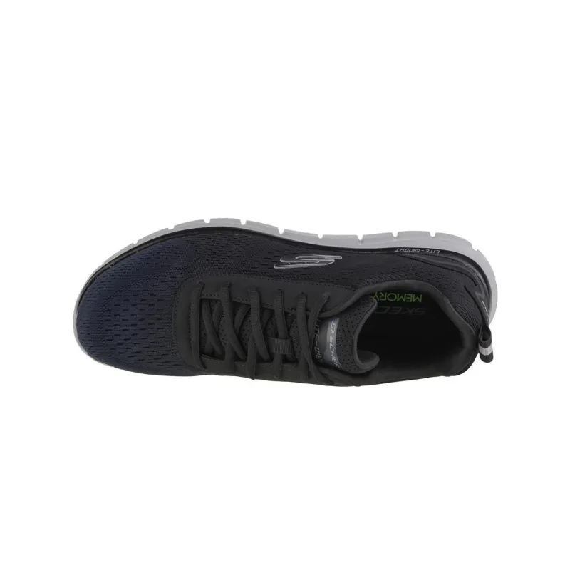 Skechers Skechers Track Durable Breathable Low Top Casual Shoes Men's Black-3