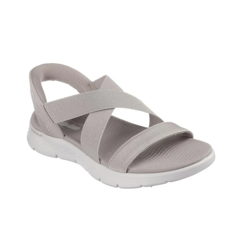 Skechers Go Walk Fle Beach Sandals Women's Taupe-1
