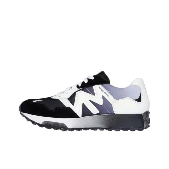 Skechers MARK NASON Anti Slip Wear Resistant Low Top Casual Shoes Women's Black White