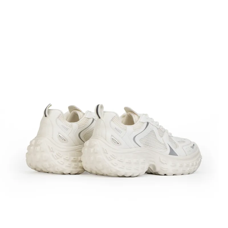 Lilbetter Chunky Sneakers Unisex Low Top White-4