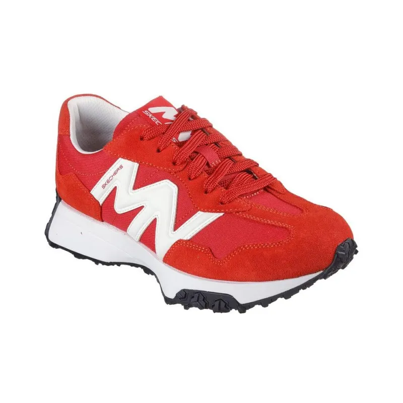Skechers MARK NASON Anti-Slip And Wear-Resistant Breathable Low-Top Casual Running Shoes Women's Red-3