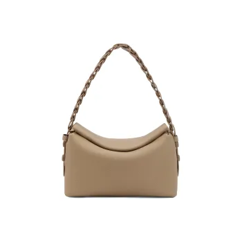 BELLE Artificial Leather Crossbody Bag Women's Solid Color Plain