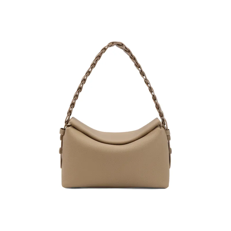 BELLE Artificial Leather Crossbody Bag Women's Solid Color Plain-0