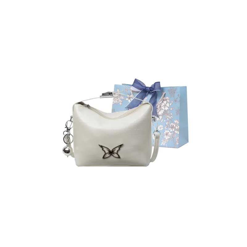 REDOO Pu Handbag Shoulder Bag Crossbody Bag Regular Silver/Ecru/Black-4