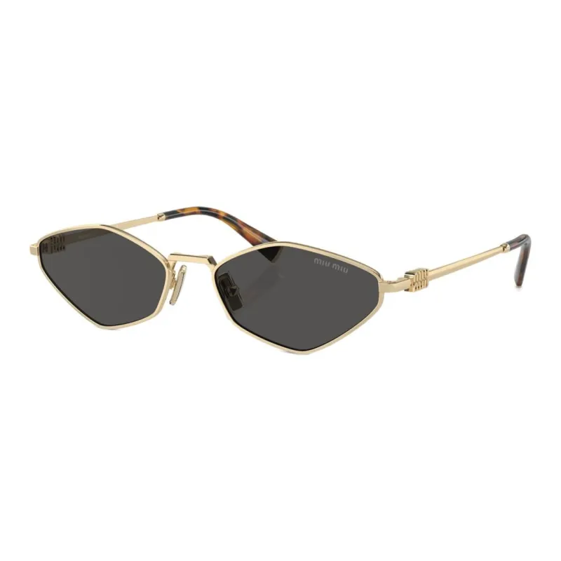MIU MIU Eyewear Logo lettering Geometric frame Sunglasses-0
