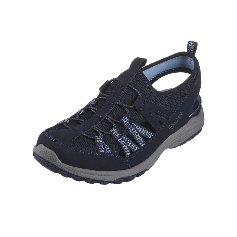 Skechers Reggae Fest Anti Slip Wear Resistant Low Top Casual Shoes Women's Blue-1