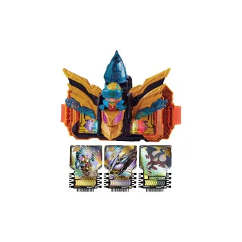 BANDAI Hero Toy Kamen Rider Gatchad DX Ten Trains & Fusion Locust Set Assembled Models