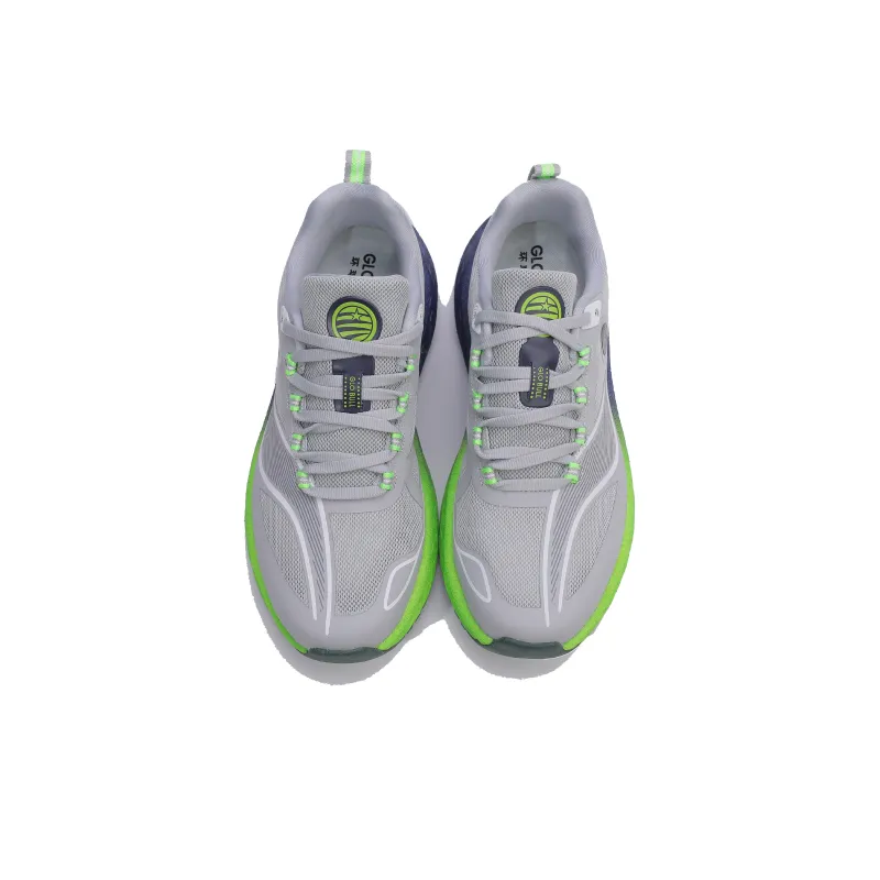 GLO BULL Running Shoes Unisex Low Top Gray Green Blue-3