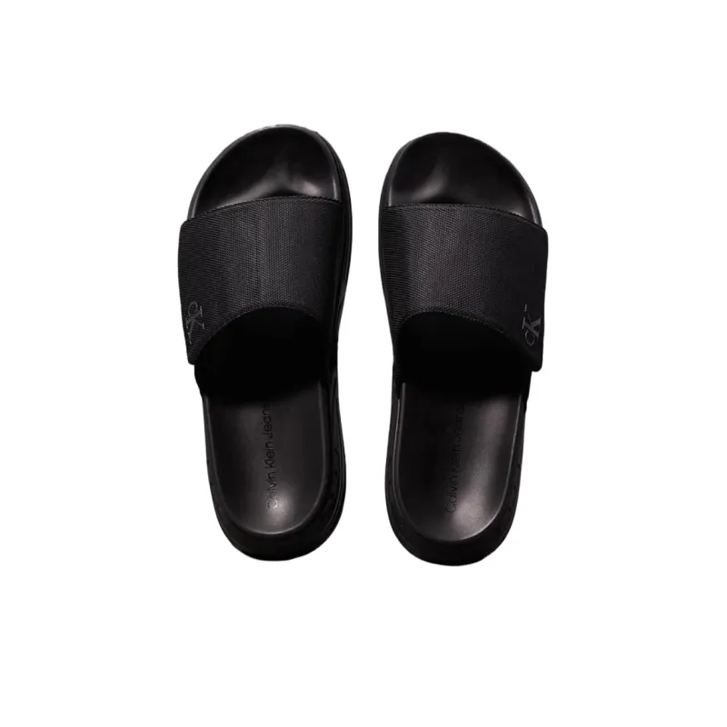 CKJ CALVIN KLEIN JEANS Slide Slippers 3.5cm Men's Black-3