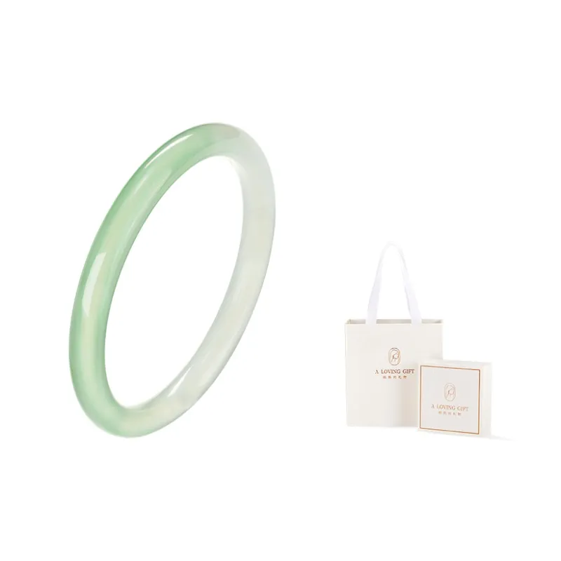 Mom's Gift Chalcedony Bangles Women's-2