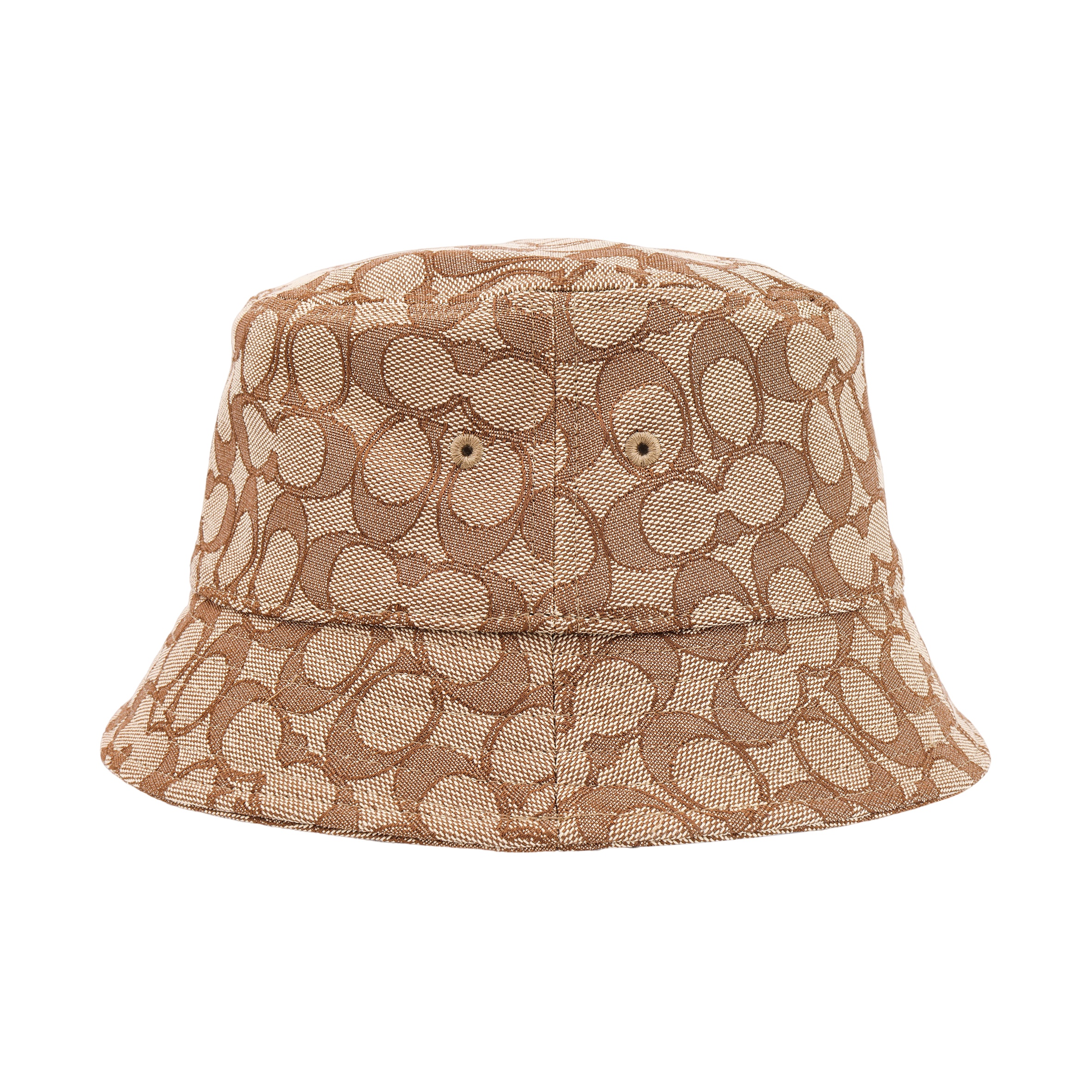 Coach shops SIGNATURE KHAKI BUCKET Hat