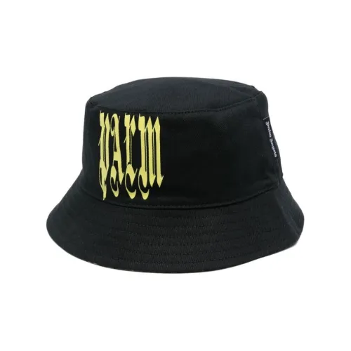 PALM ANGELS Logo Printed Bucket Hat