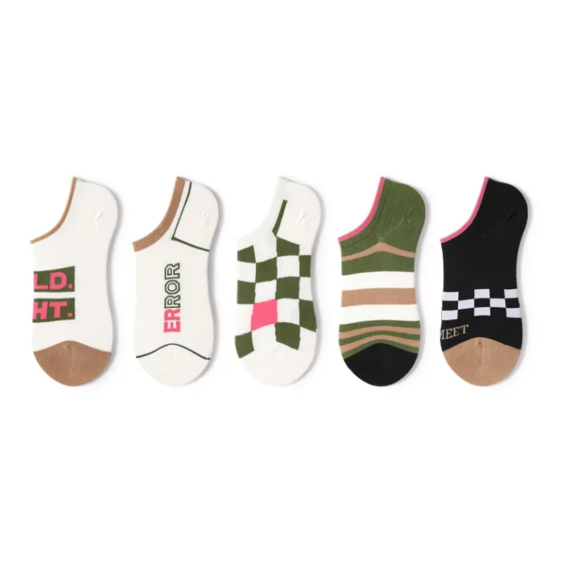 Primeet No Show Socks Women's 5 Pack-9