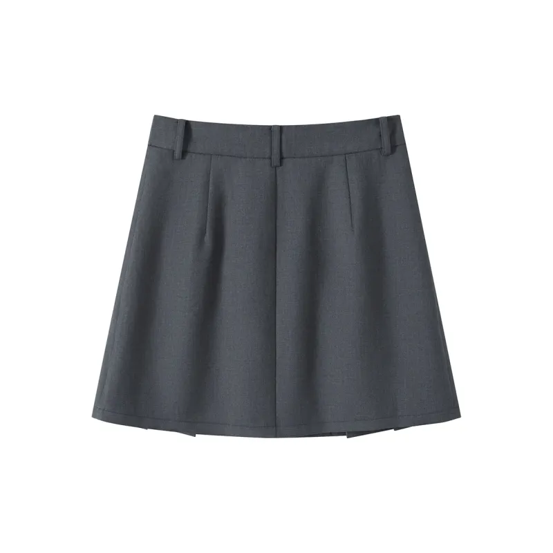 TOUCH Casual Short Skirts Women's Dark Gray-1