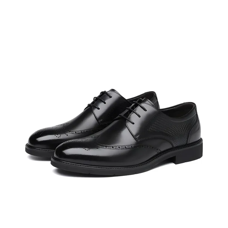 AOKANG Dress Shoes Men Low Top None-1