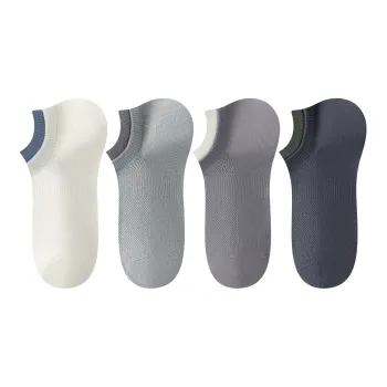 XXLLG No Show Socks Men's 4 Pack