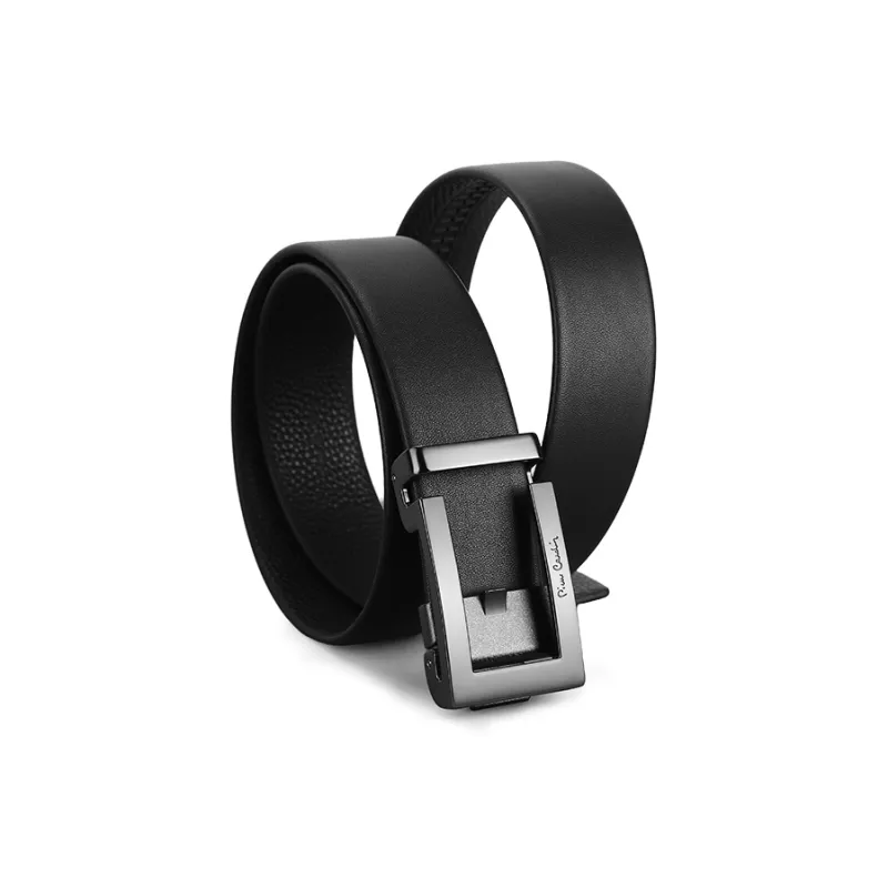 PIERRE CARDIN Alloy Father And Father in Law Box Belt Men's Width 3.5CM-2