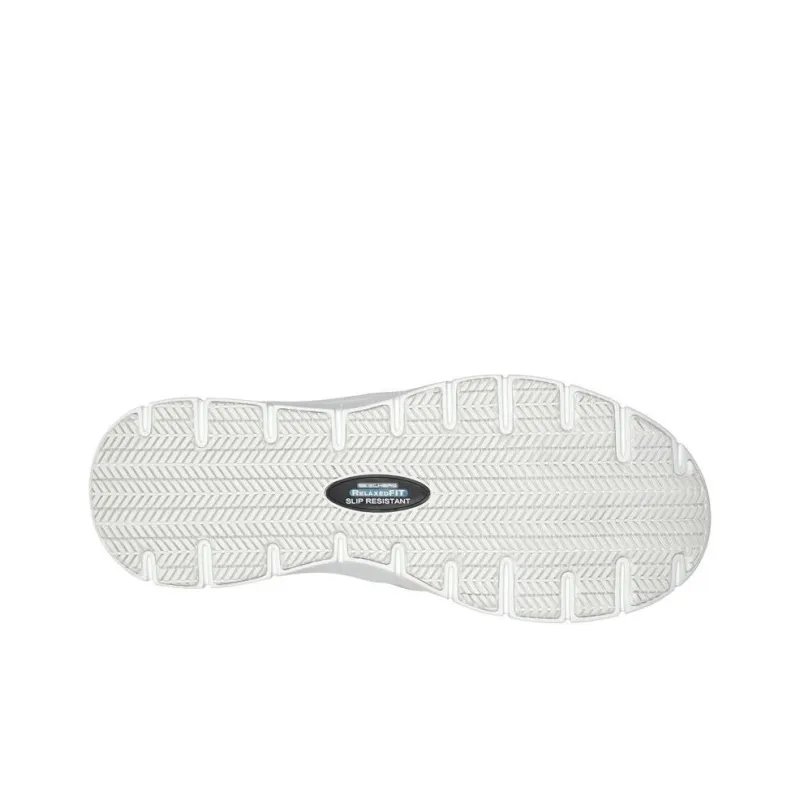 Skechers Work Relaxed Fit Anti Slip Wear Resistant Low Top Casual Shoes Men's White-4
