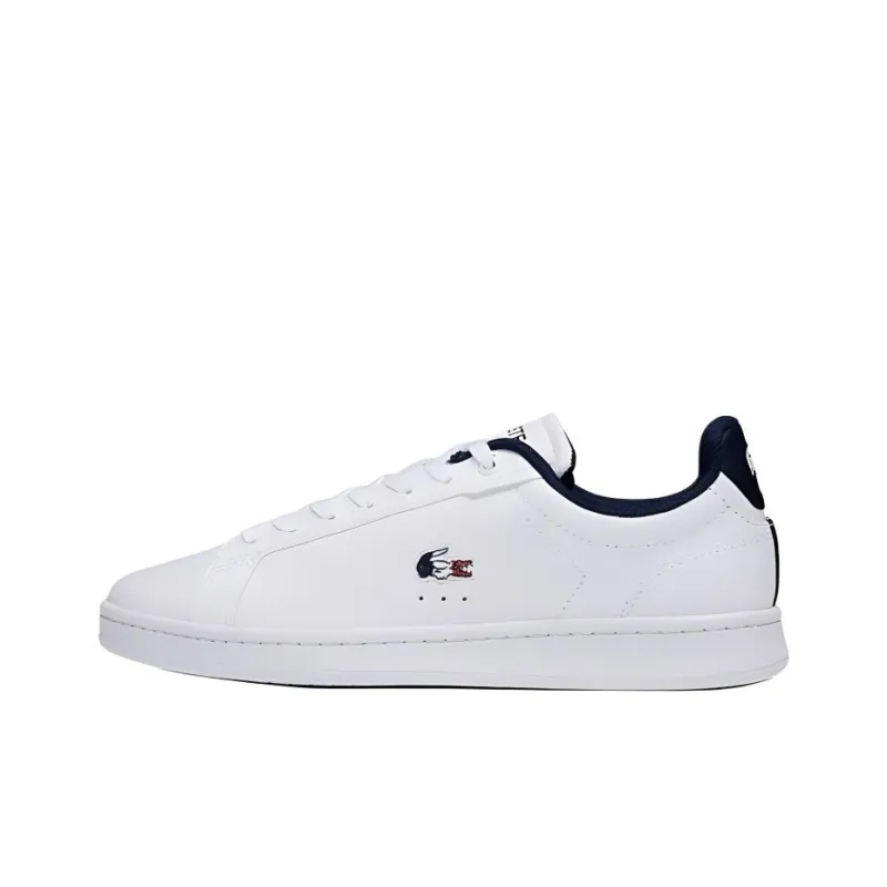 LACOSTE Low Top Skateboard Shoes Women's White-0