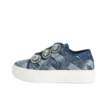 Kurt Geiger London Laney Octavia Low-Top Skateboard Shoes Women's Blue