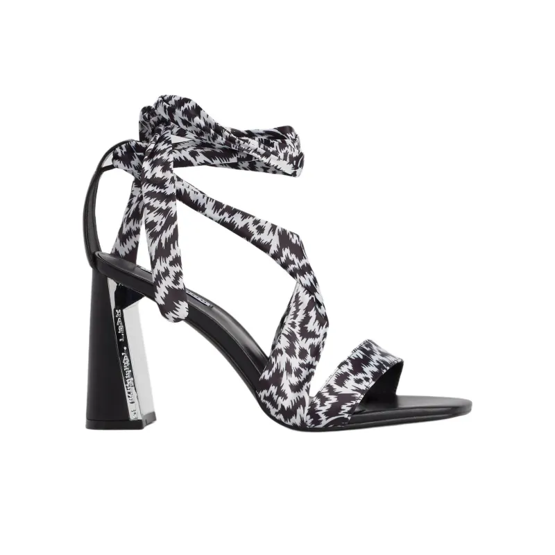 Karl Lagerfeld Masque 90mm Scarf wrap Sandals Women's-1