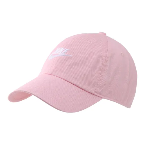 Nike Club Futura Unstructured Futura Wash Strapback Hat Pink