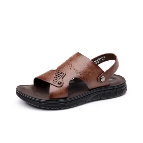 AOKANG Trend Series Beach Sandals Men Brown