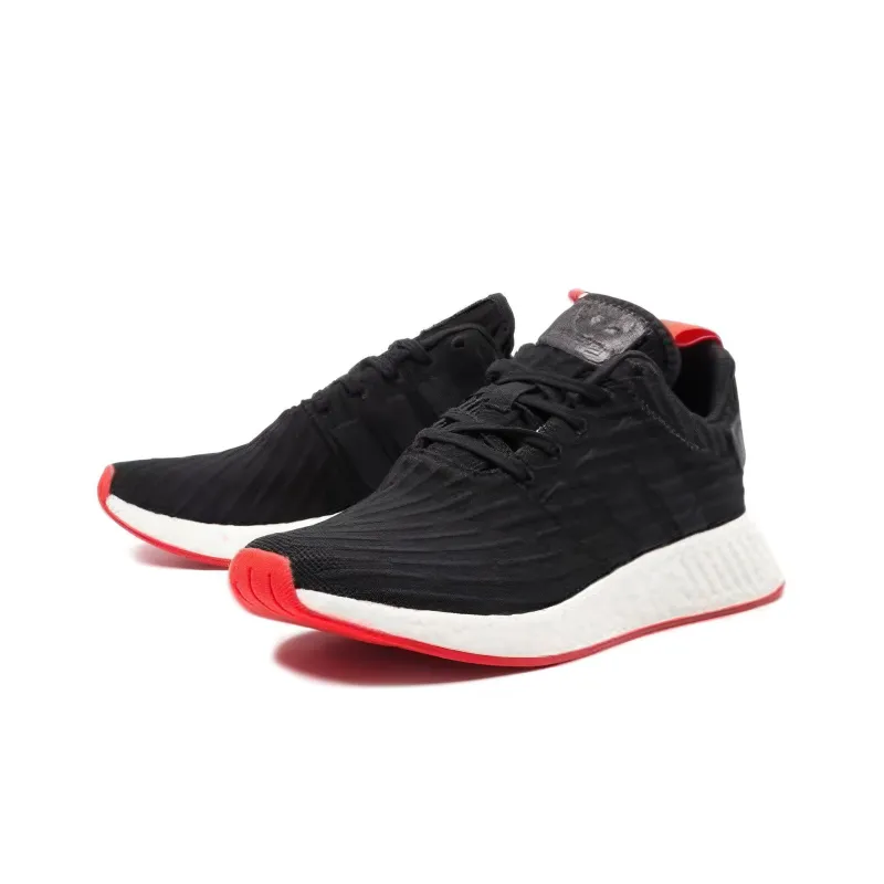 Adidas Originals Nmd R2 Core Black Red Two Toned-1