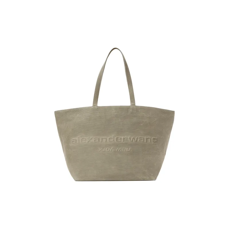 Alexander Wang Cotton Tote Bag, Shopping Bag, Handbag Tubas Women's Khaki-0