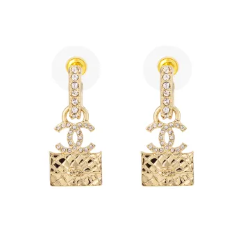 CHANEL Stud Earrings Women's