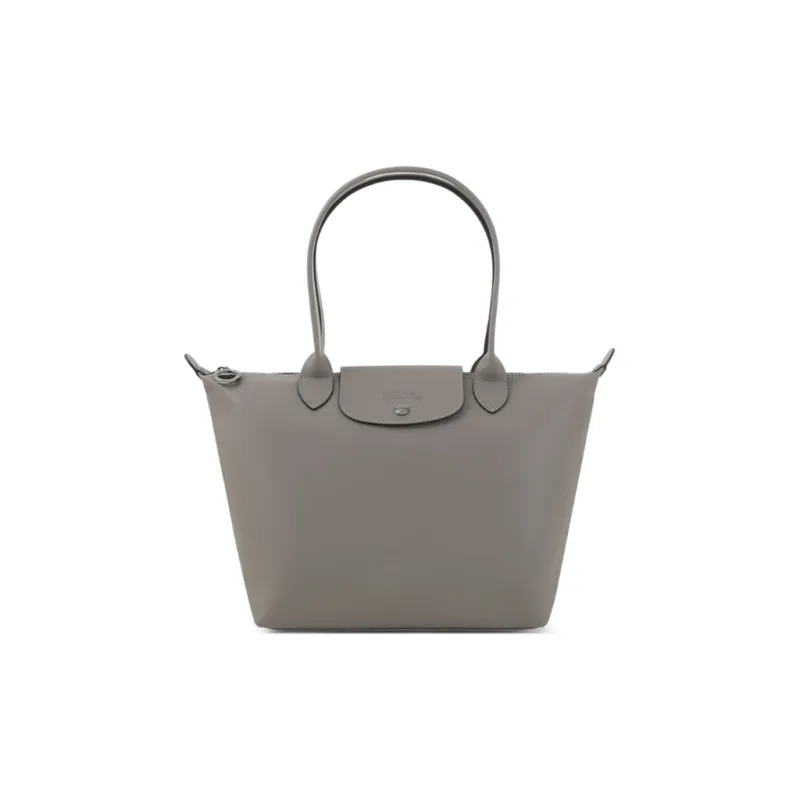 LONGCHAMP Le Pliage Xtra Cow Leather Tote Bag, Shoulder Bag Medium Size Women's Dove Gray-0
