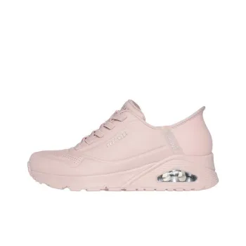 Skechers Uno Comfortable Slip on Anti Slip Wear Resistant Low Top Casual Shoes Women's Pink