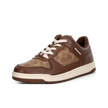 COACH Low Top Skateboard Shoes Men's Brown