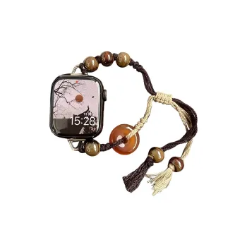 IBOANN Apple Compatibility Watch Band Fabric Material