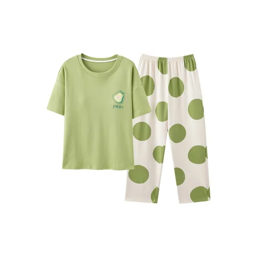 MIIOW Pajama Set Women's Green Avocado