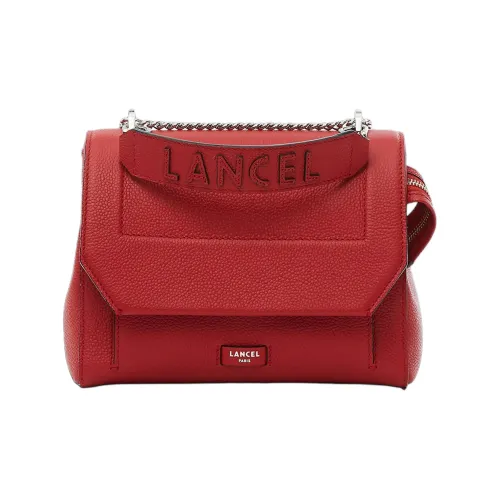 LANCEL Leather Flap Bag