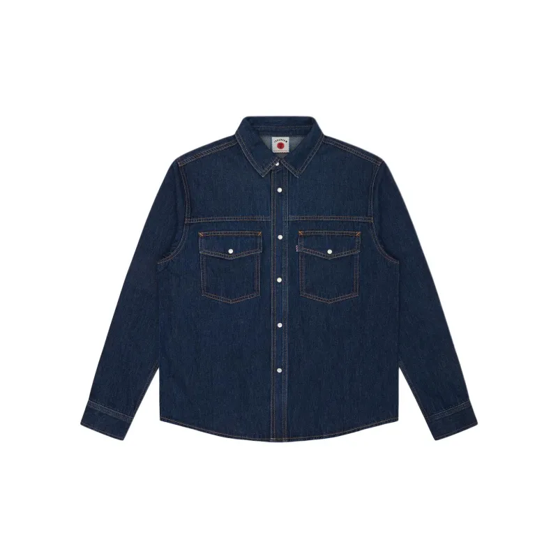 ICECREAM Shirt Unisex Washed Blue-1