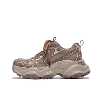 OG Offground Tracing Mountain Wilderness Cushioned Wear-Resistant Breathable Low-Top Chunky Sneakers Women's Brown