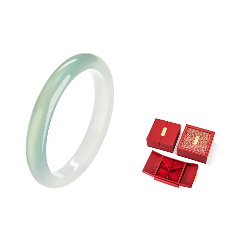Mom's Gift Chalcedony Bangles Women's-8