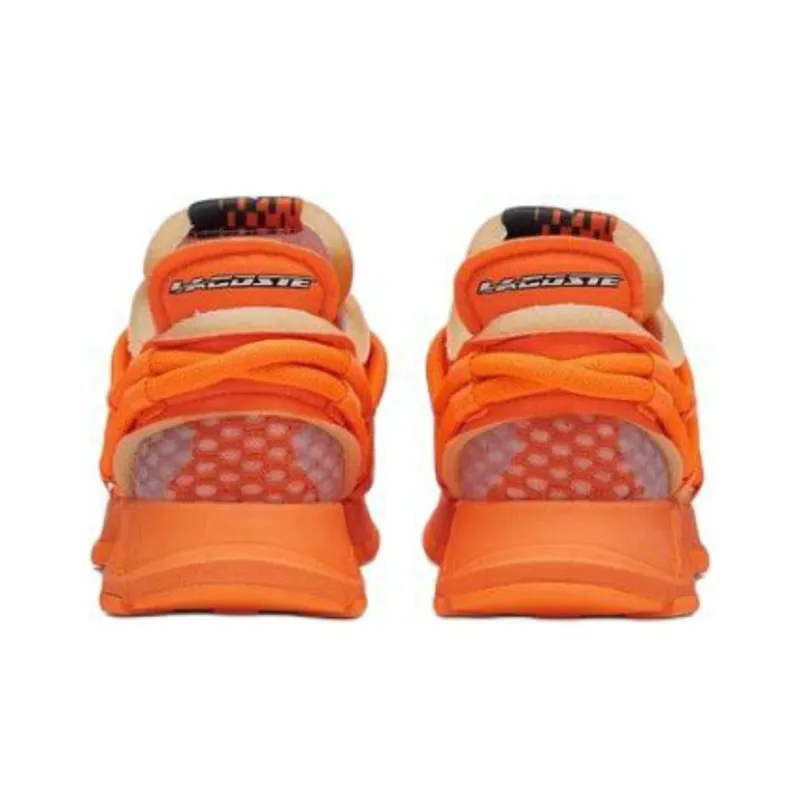LACOSTE L003 Low Top Casual Shoes Women's Orange-4