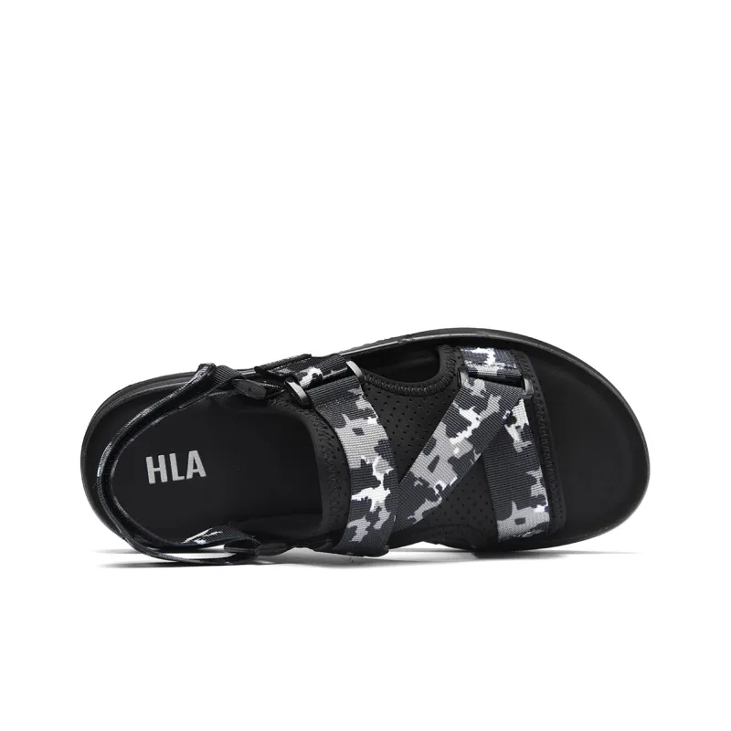 HLA Beach Sandals Men Army Green, Black Blue-8