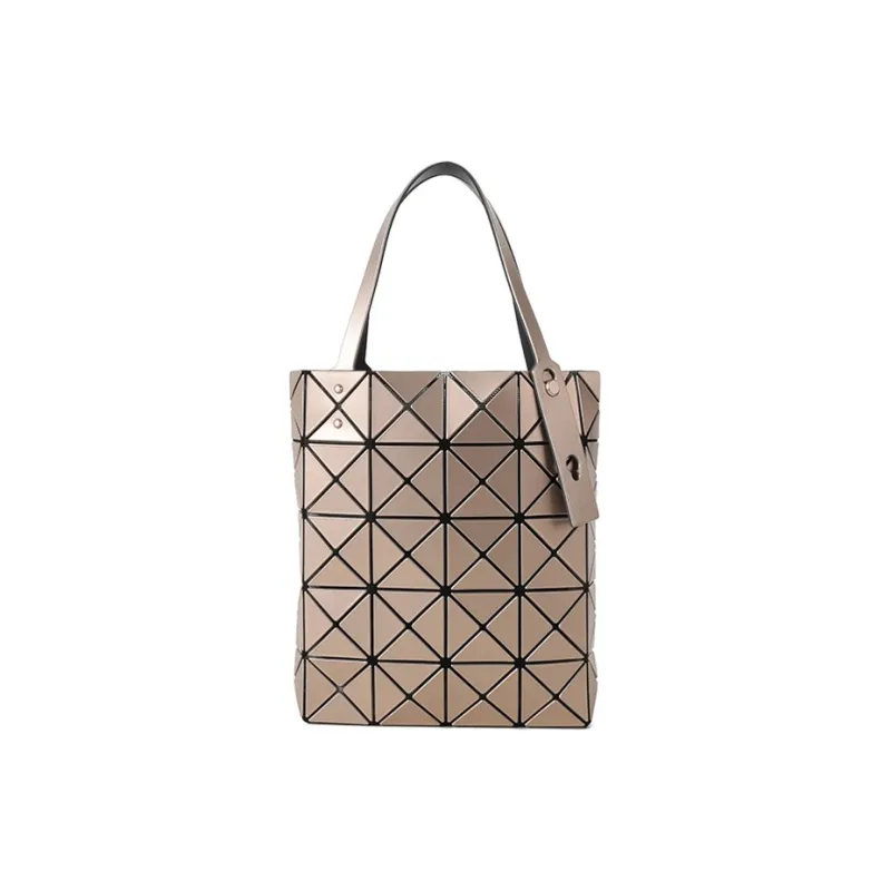 ISSEY MIYAKE Lucent Boxy PVC Totes Shopping Bags Handbags Unisex Champagne Gold-3